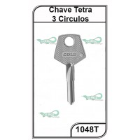 Chave Tetra 3 Circulos G 1048 - 1048T - PACOTE COM 5 UNIDADES